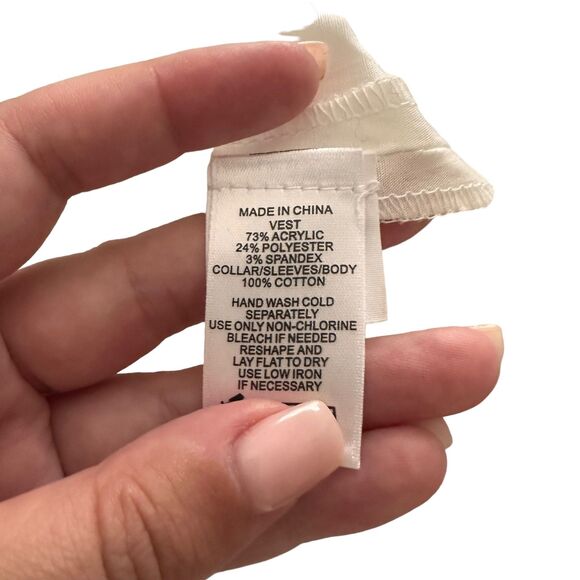 1 STATE Vest Button-Up Shirt NWT Sz Small‎ - Picture 5 of 5